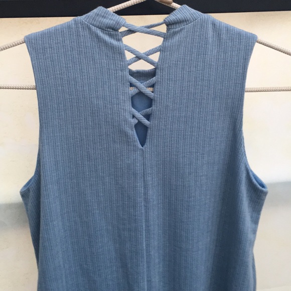 NWT PP LA Girls Sleeveless Ribbed Dress - Picture 4 of 6